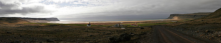 Panorama à Látrabjarg