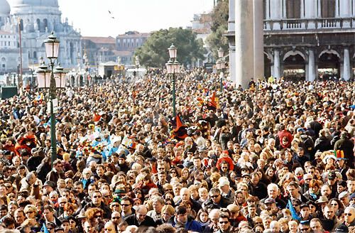 Les pigeons de la place San Marco.