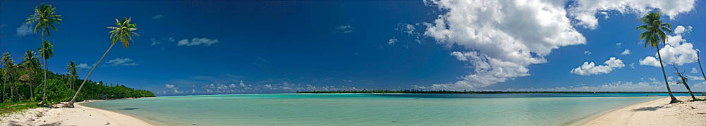 Les plages de sable sont rares en Polynésie. Celle de Maupiti est fidèle à la carte postale.