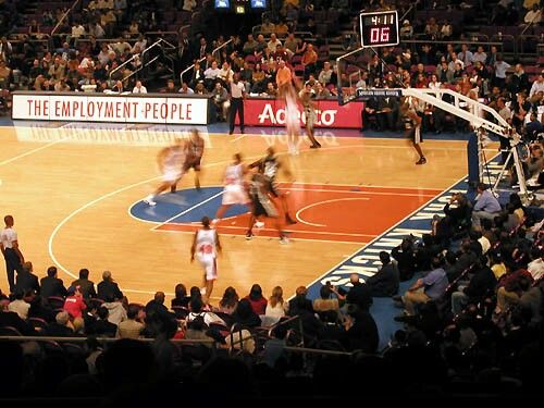 Madison Square Garden: match de NBA, New York Knicks VS San Antonio Spurs