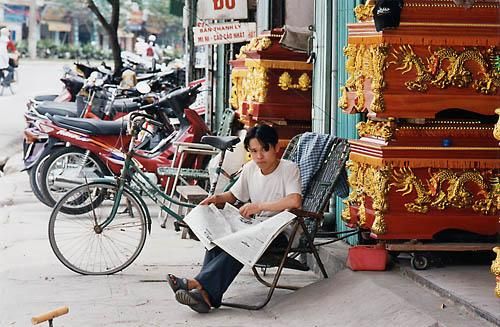 Vendeur de cercueils